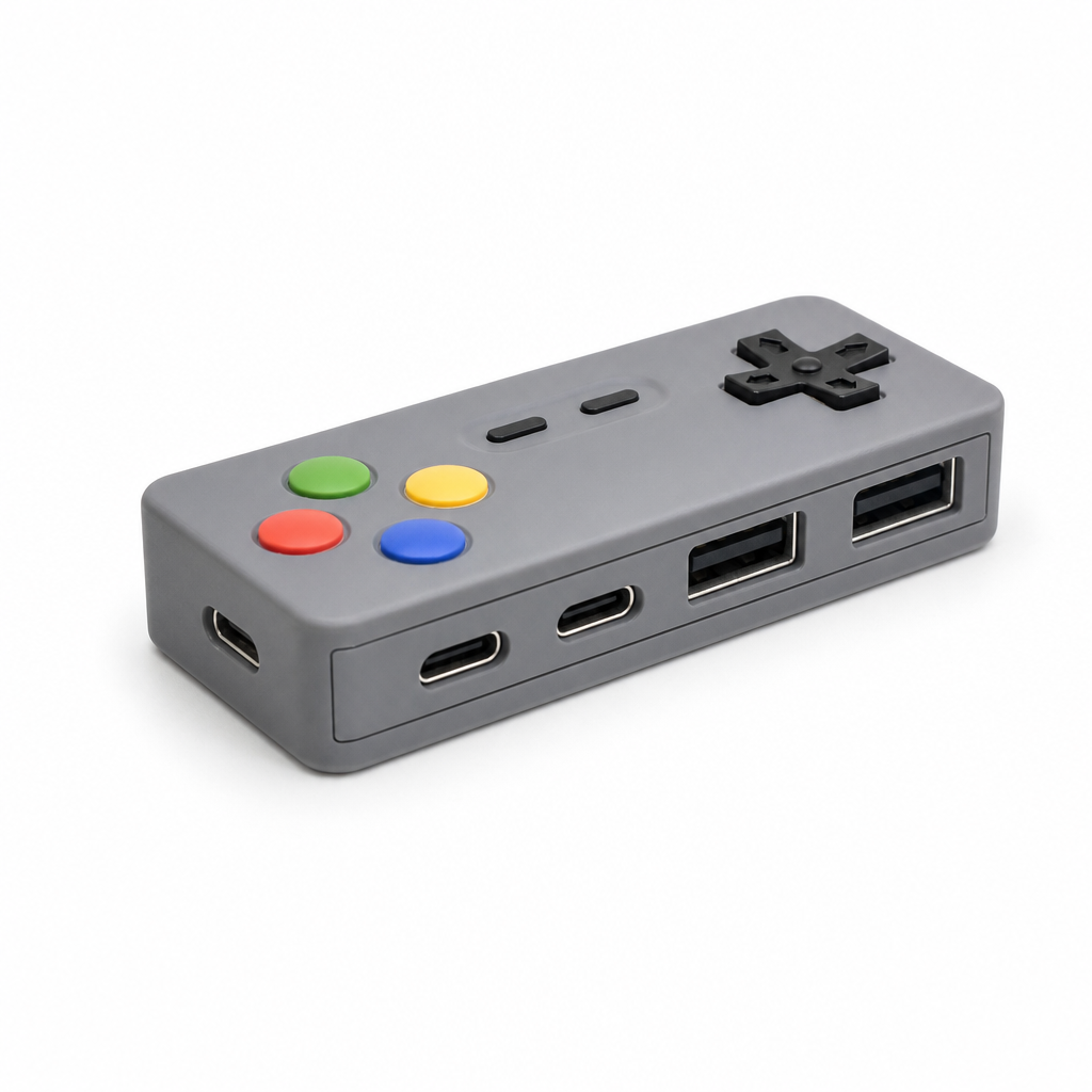 Retro Gamepad USB Hub